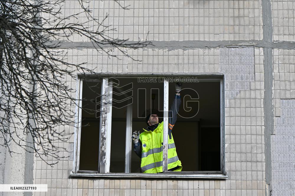 Lviv after Russian missile attack on Ukraine