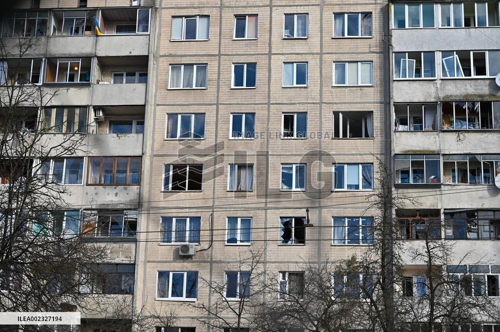 Lviv after Russian missile attack on Ukraine