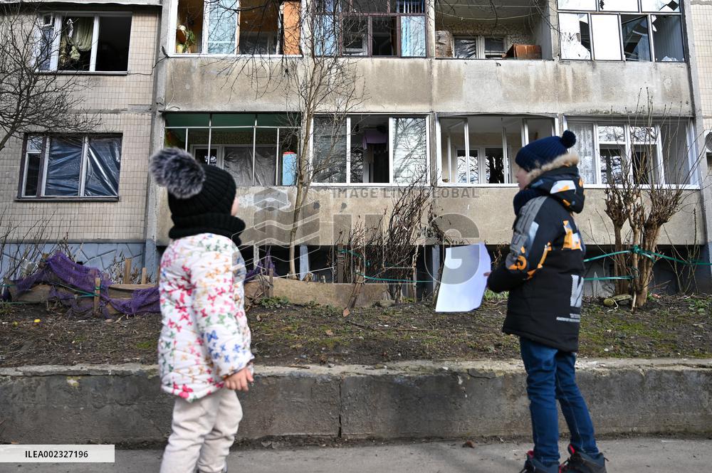 Lviv after Russian missile attack on Ukraine