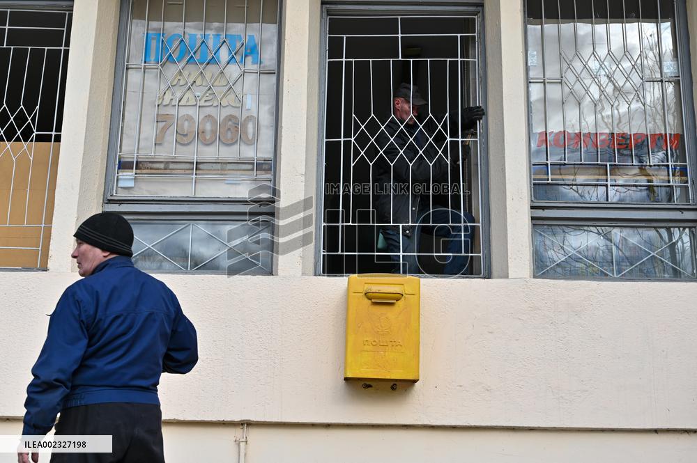 Lviv after Russian missile attack on Ukraine