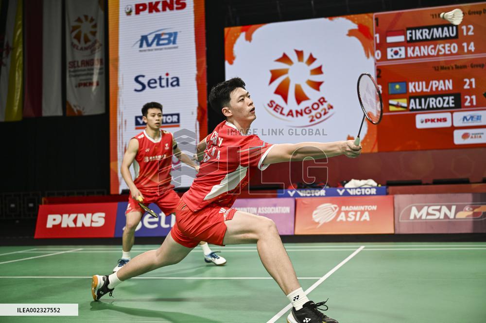 (SP)MALAYSIA-SHAH ALAM-BADMINTON-ASIA TEAM CHAMPIONSHIPS-MEN-CHN VS IND