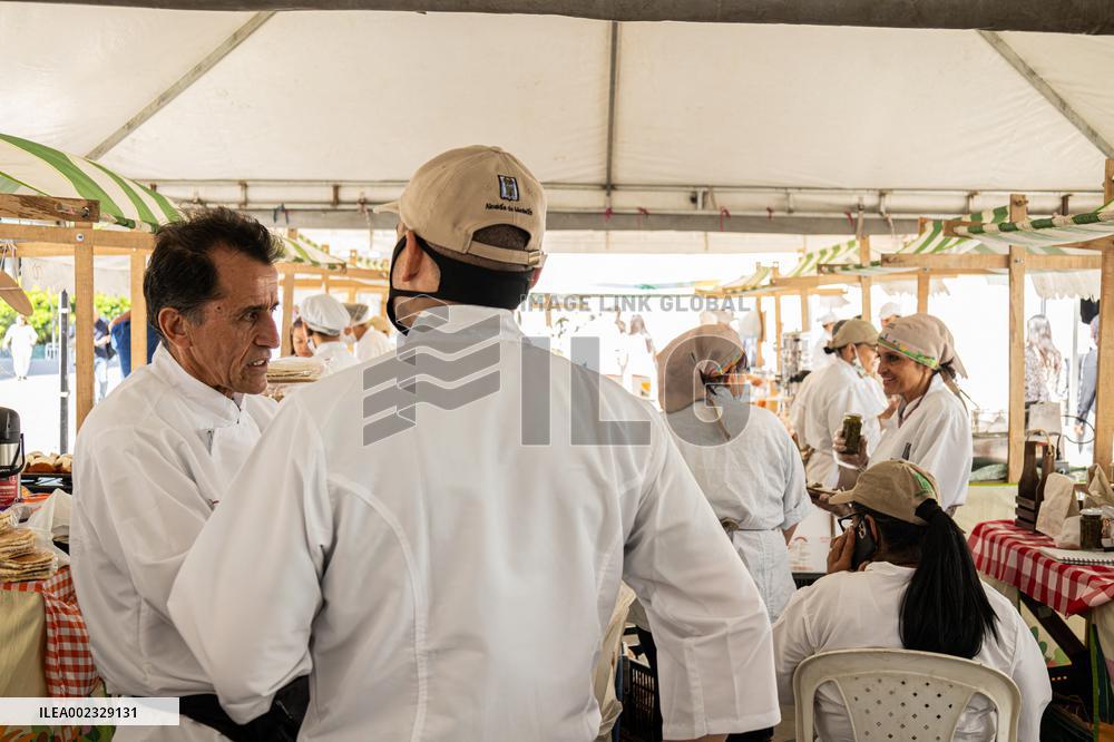 Farmers Market in Medellin Colombia