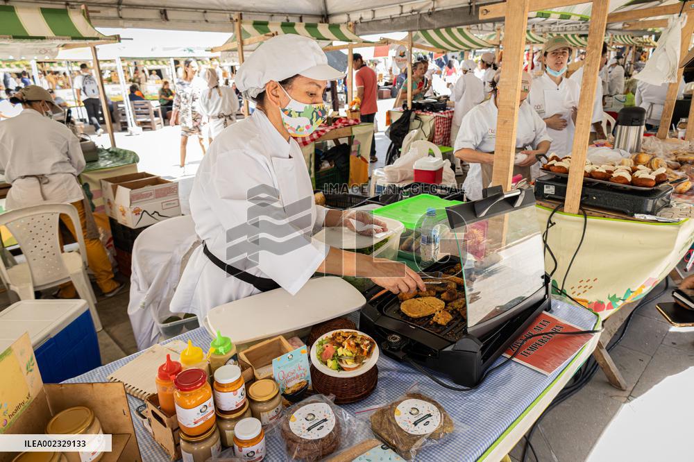 Farmers Market in Medellin Colombia