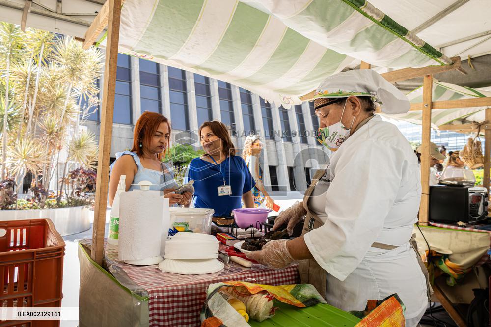 Farmers Market in Medellin Colombia