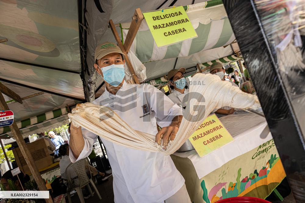 Farmers Market in Medellin Colombia