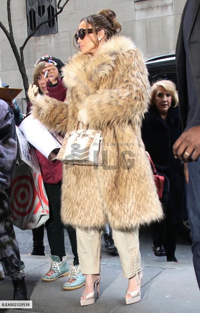 Jennifer Lopez On Promotion Tour - NYC