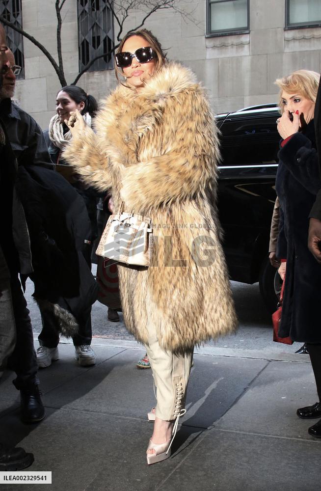 Jennifer Lopez On Promotion Tour - NYC