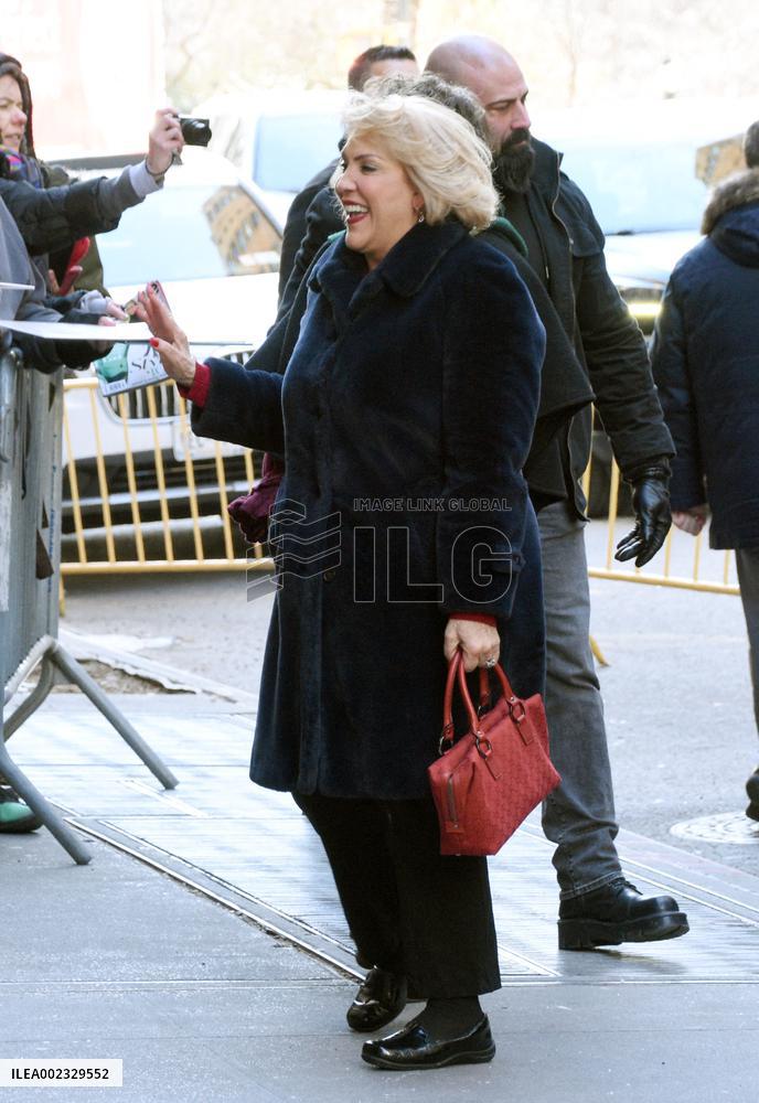 JLo’s Mum At The View - NYC