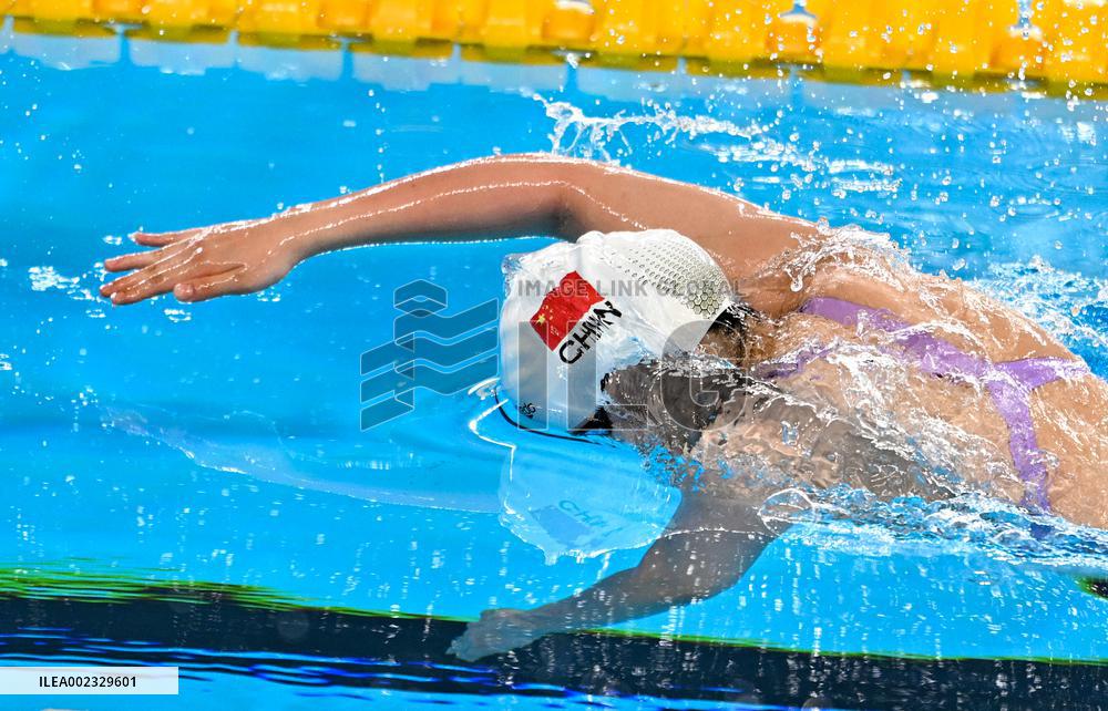 (SP)QATAR-DOHA-SWIMMING-WORLD AQUATICS CHAMPIONSHIPS-WOMEN'S 4X200M FREESTYLE