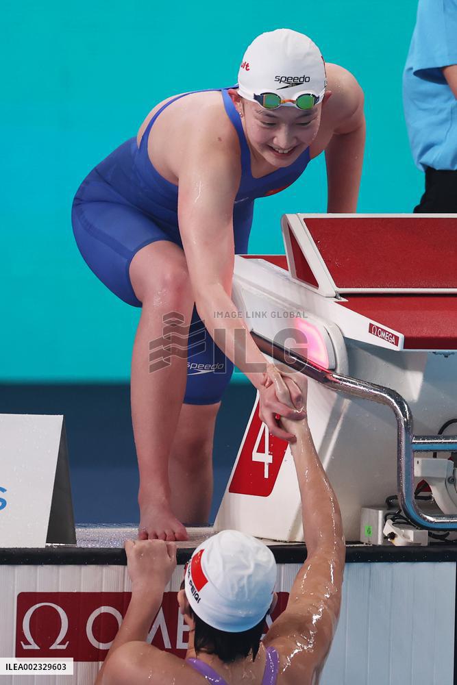 (SP)QATAR-DOHA-SWIMMING-WORLD AQUATICS CHAMPIONSHIPS-WOMEN'S 4X200M FREESTYLE