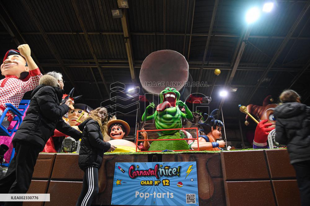 Carnival Preparations - Nice