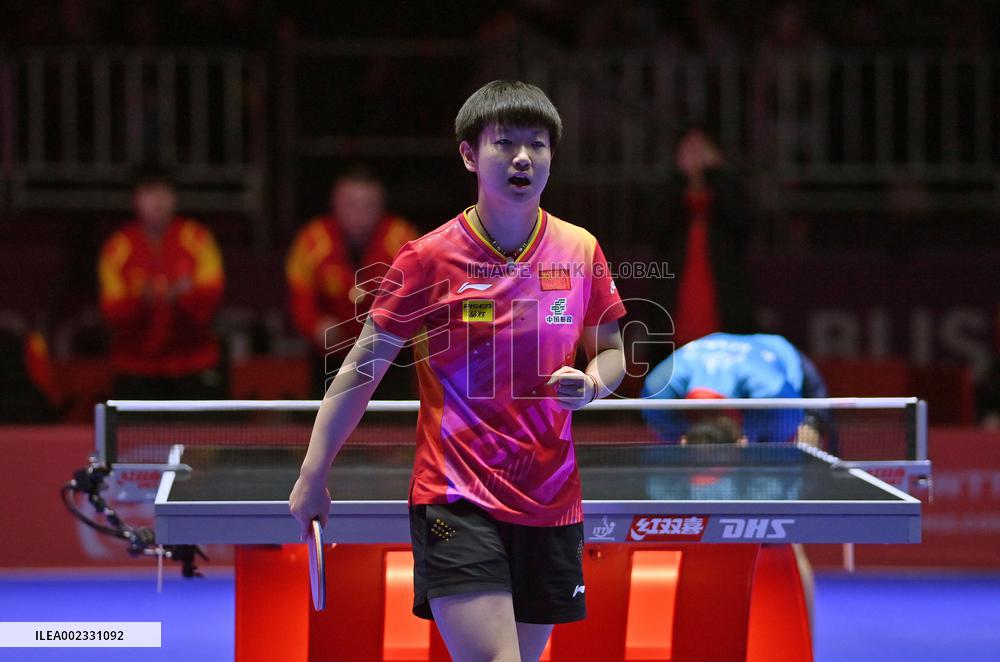 (SP)SOUTH KOREA-BUSAN-TABLE TENNIS-TEAM CHAMPIONSHIPS FINALS-WOMEN'S TEAMS-GROUP STAGE