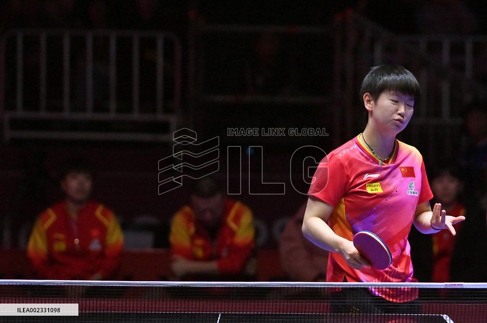 (SP)SOUTH KOREA-BUSAN-TABLE TENNIS-TEAM CHAMPIONSHIPS FINALS-WOMEN'S TEAMS-GROUP STAGE