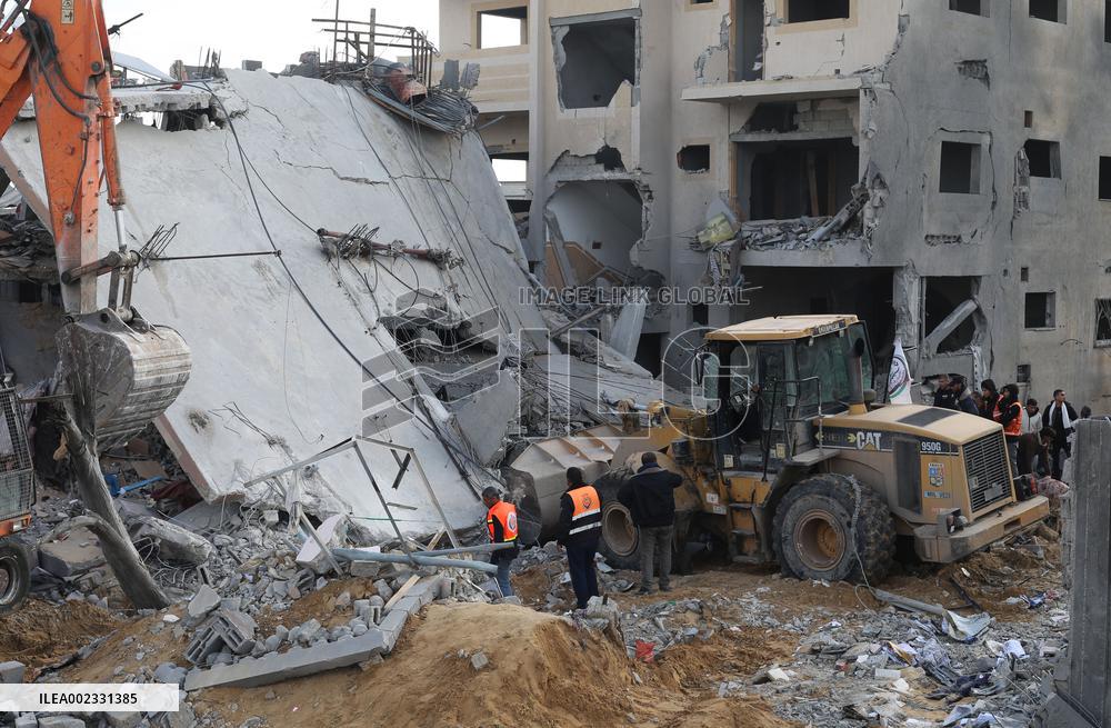 MIDEAST-GAZA-RAFAH-ISRAEL-AIR STRIKES