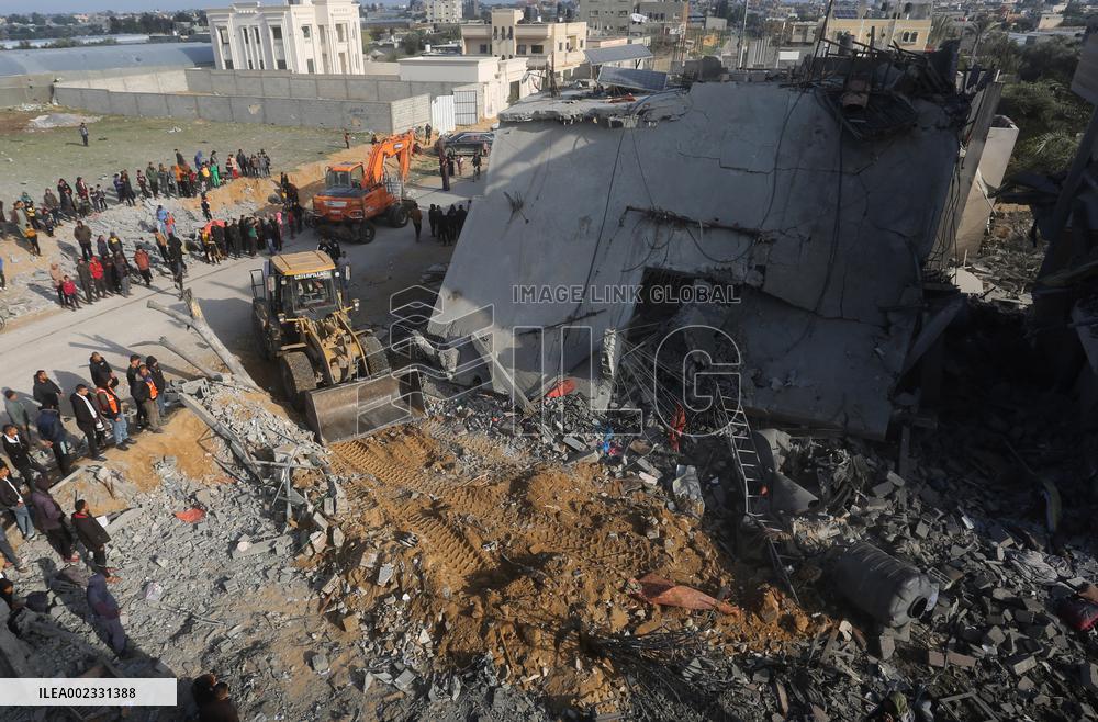 MIDEAST-GAZA-RAFAH-ISRAEL-AIR STRIKES