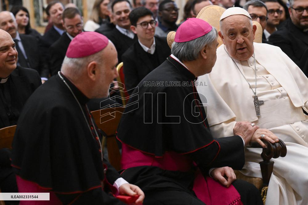 Pope Francis In Audience - Vatican