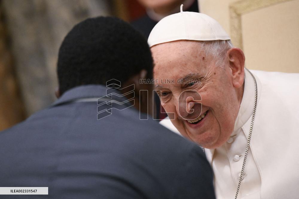 Pope Francis In Audience - Vatican