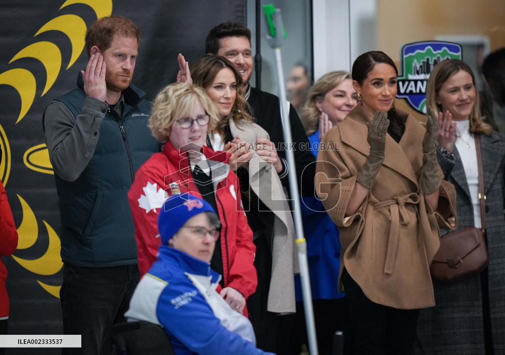 Prince Harry Competes In Wheelchair Curling - Vancouver