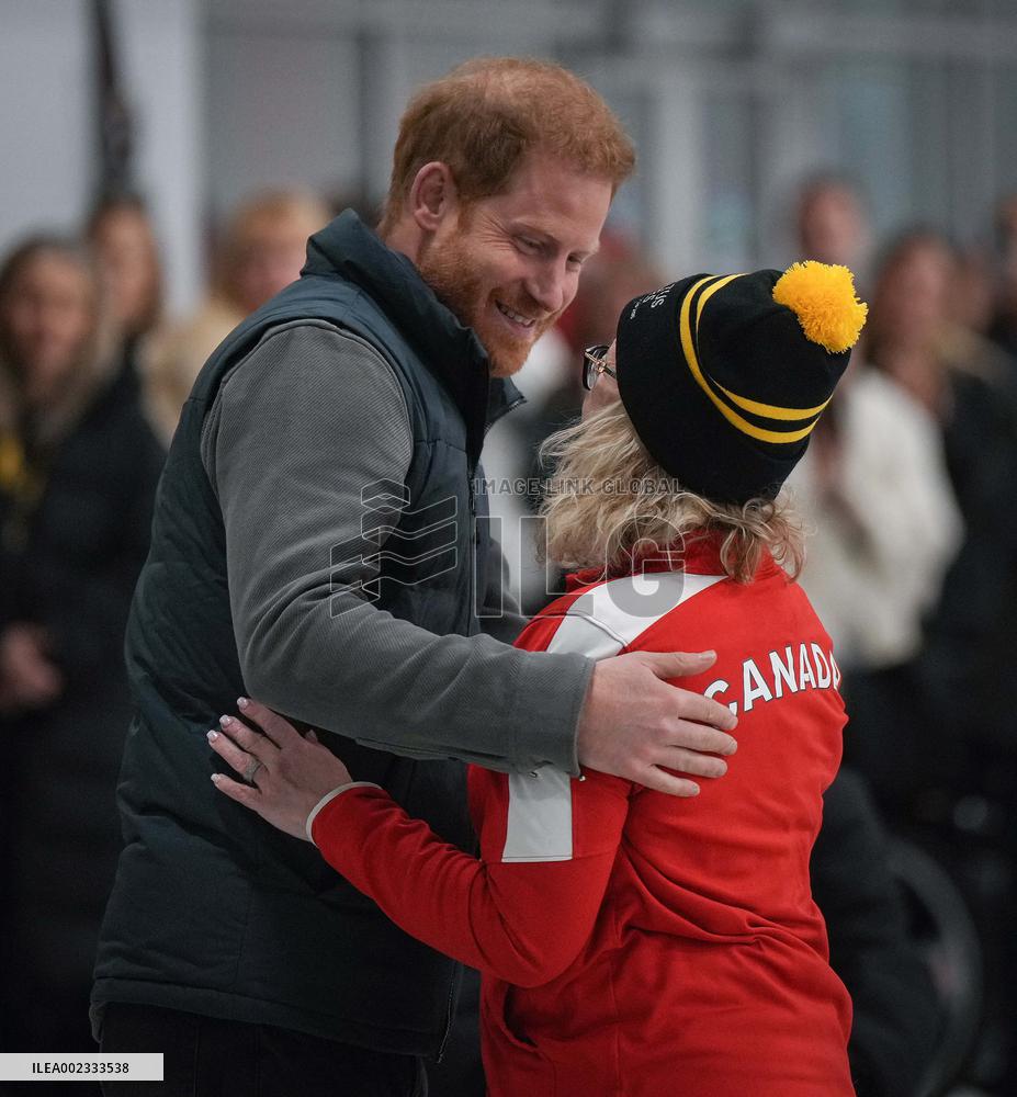 Prince Harry Competes In Wheelchair Curling - Vancouver