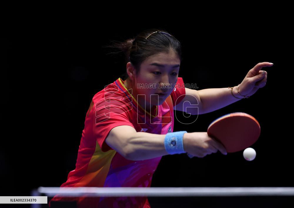 (SP)SOUTH KOREA-BUSAN-TABLE TENNIS-WORLD TEAM CHAMPIONSHIPS FINALS-WOMEN-CHN VS UZB