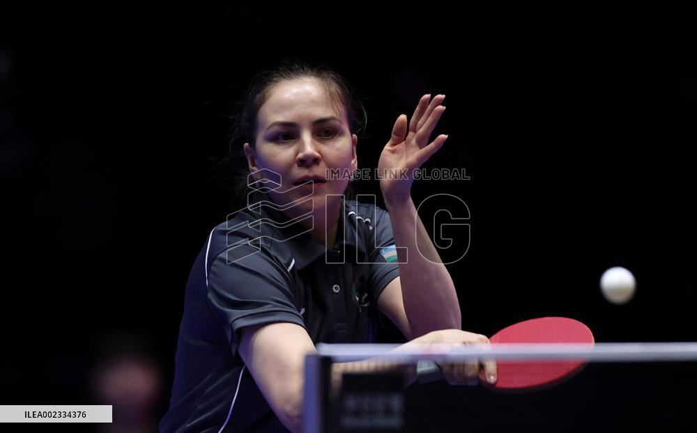 (SP)SOUTH KOREA-BUSAN-TABLE TENNIS-WORLD TEAM CHAMPIONSHIPS FINALS-WOMEN-CHN VS UZB