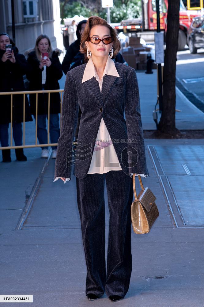 Rita Ora Exits The View - NYC