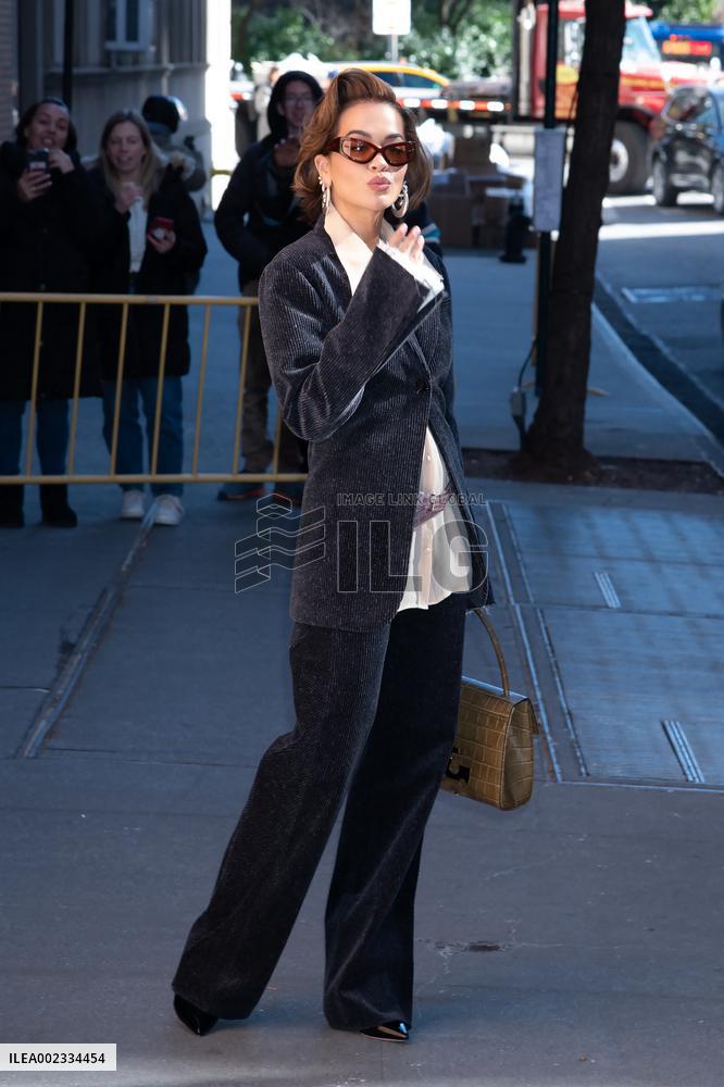 Rita Ora Exits The View - NYC
