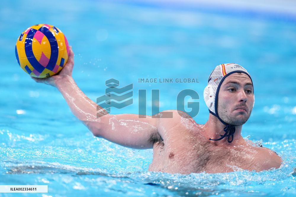 (SP)QATAR-DOHA-WATER POLO-SWIMMING-WORLD AQUATICS CHAMPIONSHIPS- MEN-ESP VS FRA