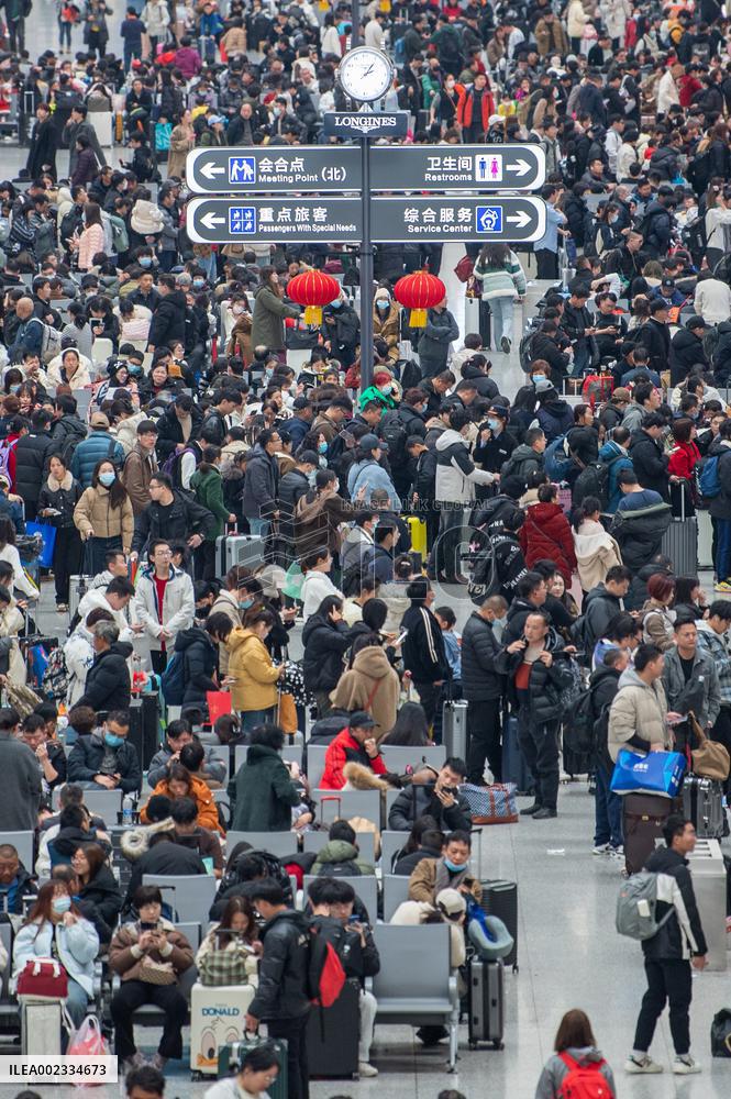 CHINA-SPRING FESTIVAL-TRAVEL RUSH (CN)