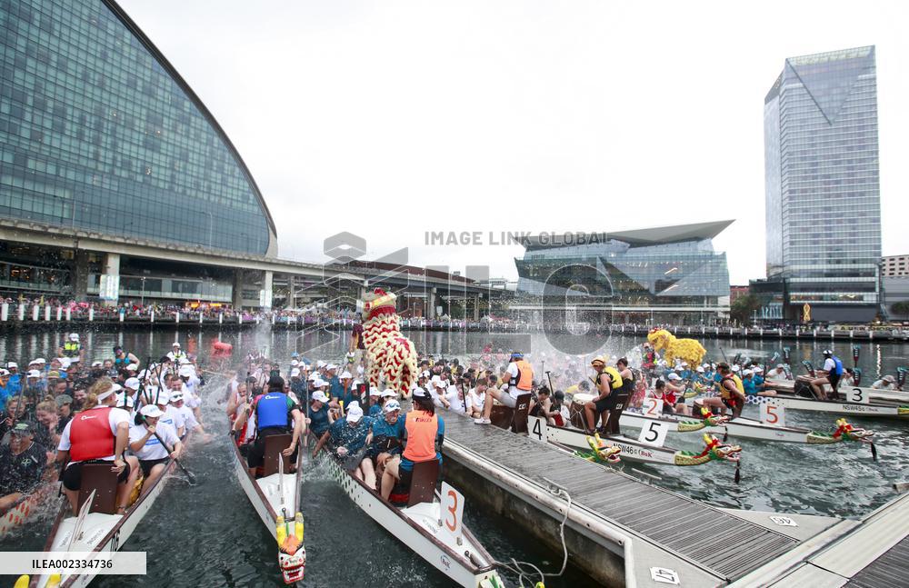 AUSTRALIA-SYDNEY-YEAR OF THE DRAGON-DRAGON BOAT FESTIVAL