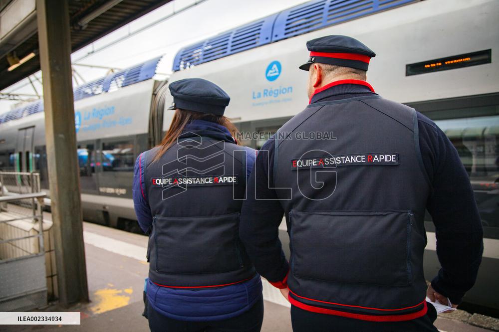 SNCF Controllers Social Movement - Lyon