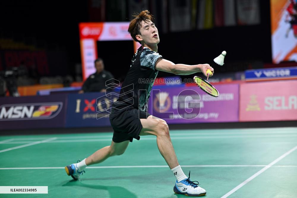 (SP)MALAYSIA-SHAH ALAM-BADMINTON-ASIA TEAM CHAMPIONSHIPS-MEN-CHINA VS SOUTH KOREA
