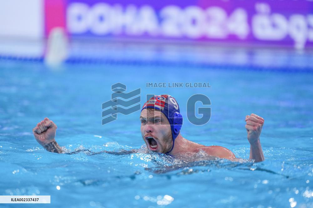 (SP)QATAR-DOHA-WATER POLO-SWIMMING-WORLD AQUATICS CHAMPIONSHIPS-MEN-FINAL-ITA VS CRO