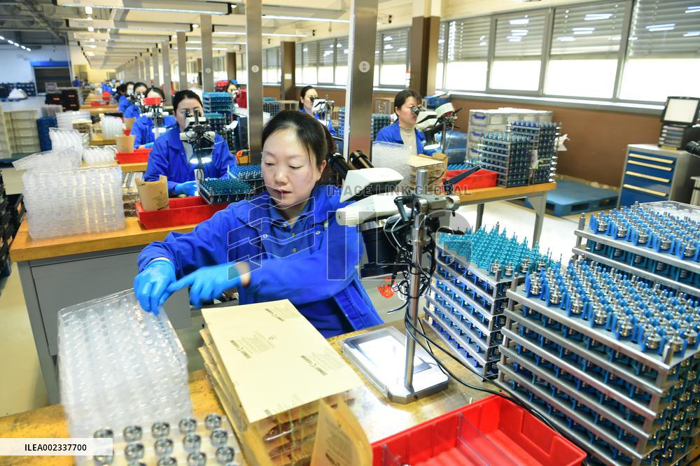 A High-speed Solenoid Valve in a German-funded company in Taicang