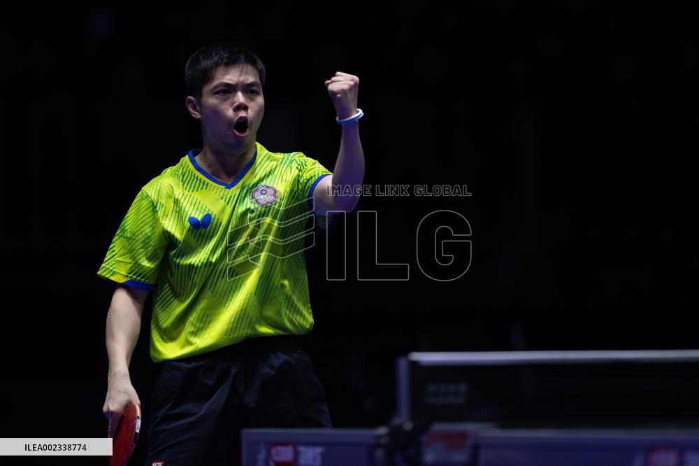 (SP)SOUTH KOREA-BUSAN-TABLE TENNIS-WORLD TEAM CHAMPIONSHIPS FINALS-MEN-JPN VS TPE