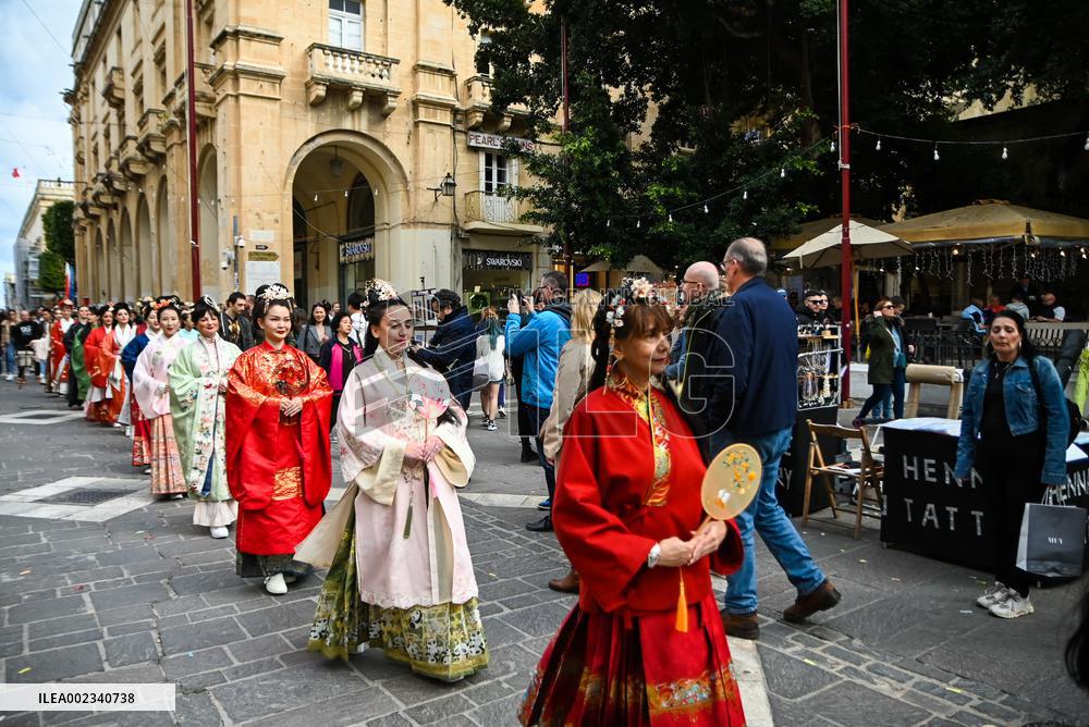 MALTA-VALLETTA-CHINESE COSTUME SHOW