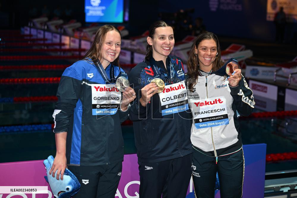 (SP)QATAR-DOHA-SWIMMING-WORLD AQUATICS CHAMPIONSHIPS-WOMEN'S 400M INDIVIDUAL MEDLEY