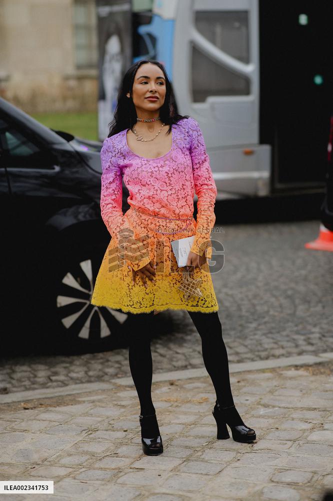PFW - Chanel Street Style
