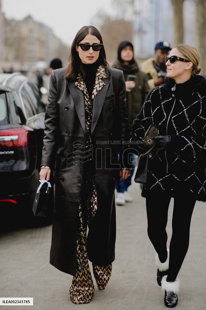 PFW - Chanel Street Style