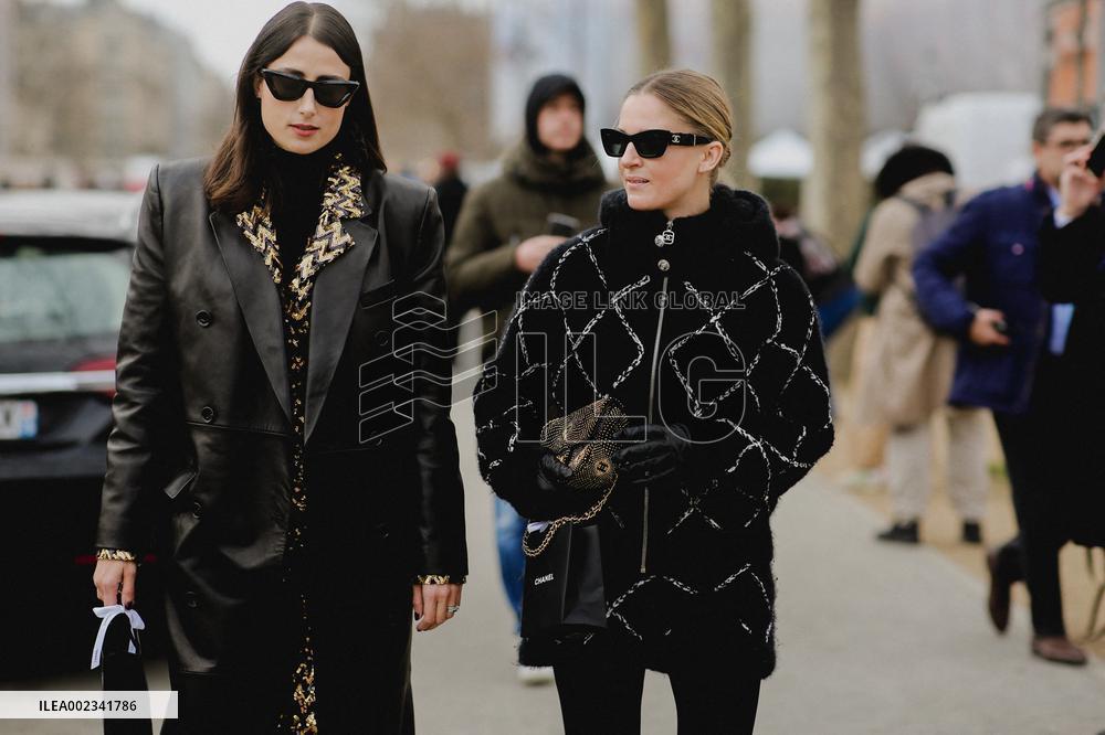 PFW - Chanel Street Style