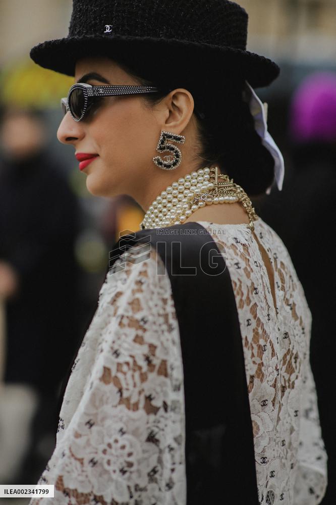 PFW - Chanel Street Style