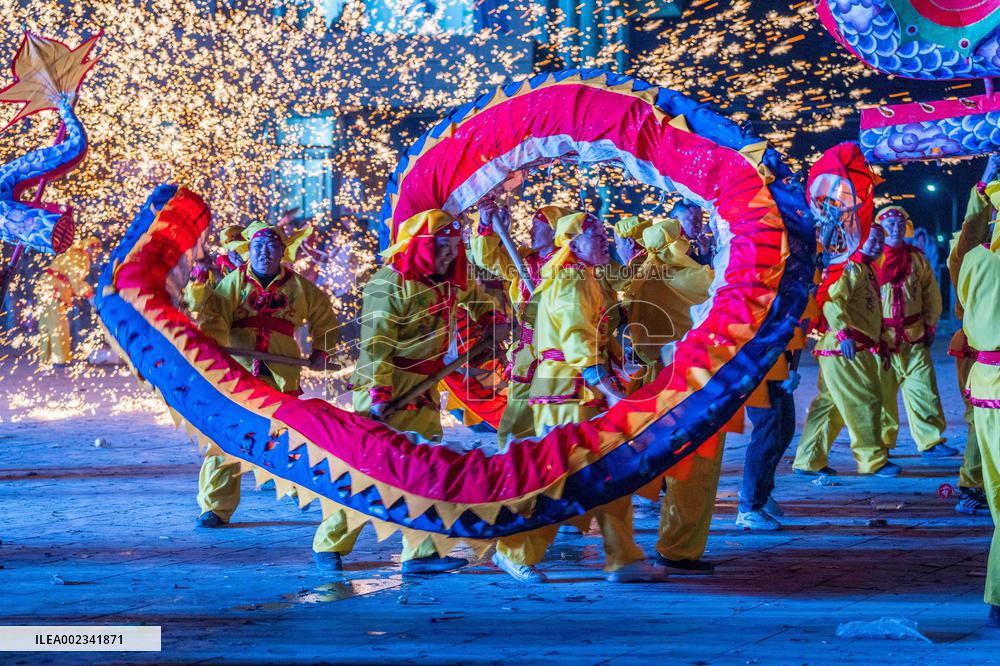 Dragon Dance Performance in Bijie