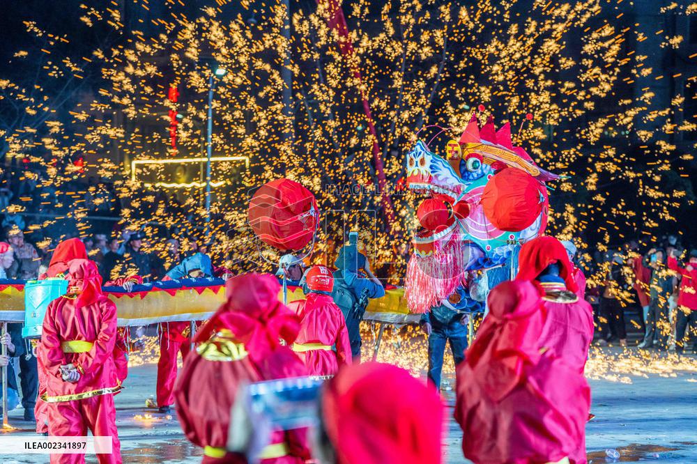 Dragon Dance Performance in Bijie