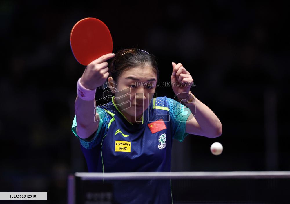 (SP)SOUTH KOREA-BUSAN-TABLE TENNIS-WORLD TEAM CHAMPIONSHIPS FINALS-WOMEN-CHN VS HUN
