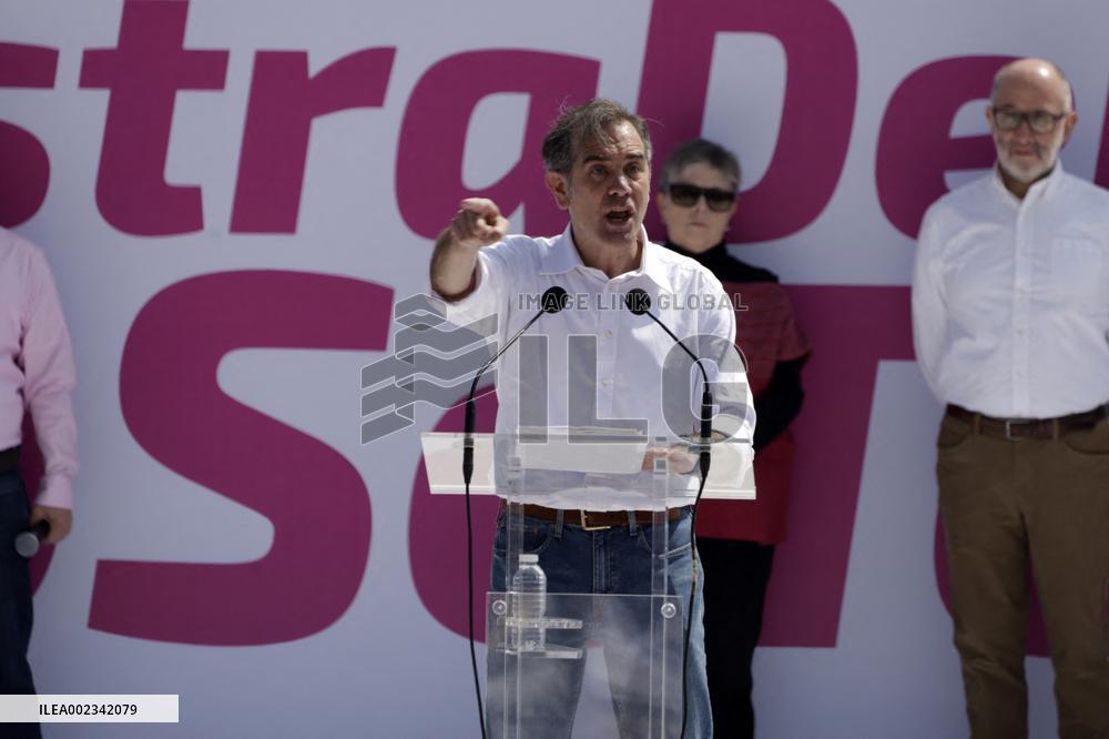 March For Our Democracy Rally - Mexico City