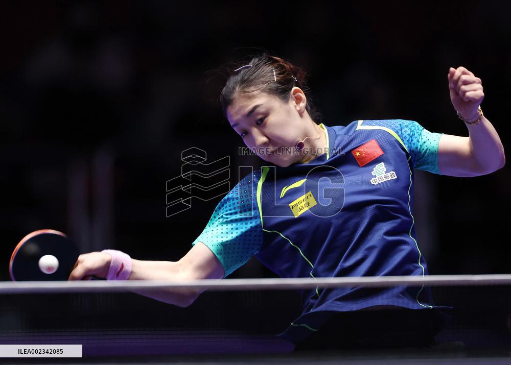 (SP)SOUTH KOREA-BUSAN-TABLE TENNIS-WORLD TEAM CHAMPIONSHIPS FINALS-WOMEN-CHN VS HUN