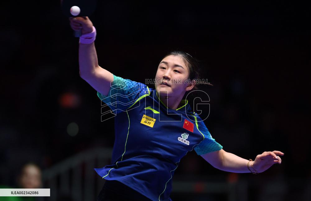 (SP)SOUTH KOREA-BUSAN-TABLE TENNIS-WORLD TEAM CHAMPIONSHIPS FINALS-WOMEN-CHN VS HUN
