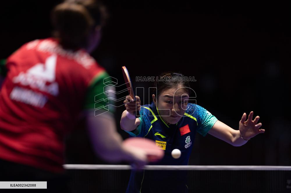 (SP)SOUTH KOREA-BUSAN-TABLE TENNIS-WORLD TEAM CHAMPIONSHIPS FINALS-WOMEN-CHN VS HUN