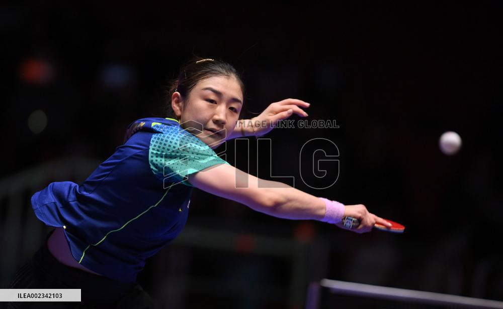 (SP)SOUTH KOREA-BUSAN-TABLE TENNIS-WORLD TEAM CHAMPIONSHIPS FINALS-WOMEN-CHN VS HUN