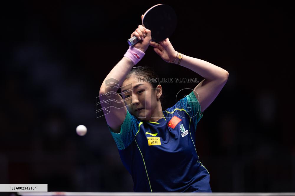 (SP)SOUTH KOREA-BUSAN-TABLE TENNIS-WORLD TEAM CHAMPIONSHIPS FINALS-WOMEN-CHN VS HUN